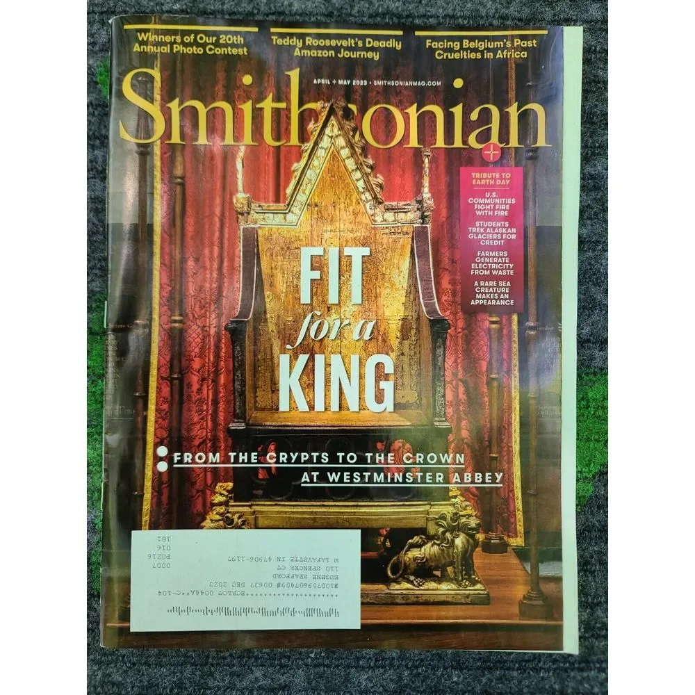 Smithsonian‎ Magazine 2023 History King Westminster Abbey Puffin Iceland Arizona